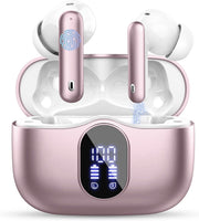 Mini Bluetooth 5.4 Wireless Earbuds ENC Mic 3D Bass 36H LED