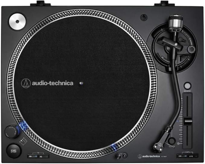 Professional Direct Drive DJ Turntable Black 33 45 78 RPM