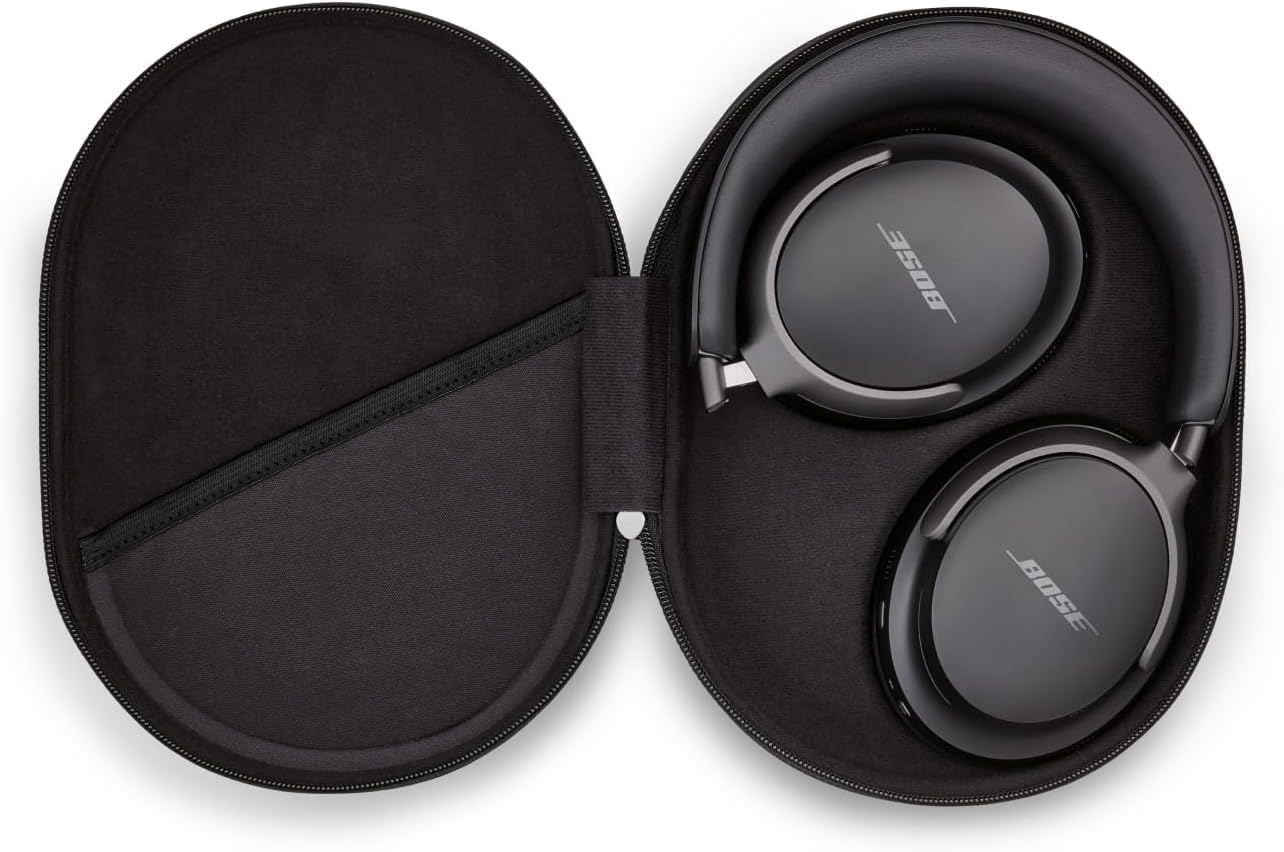 Wireless Noise Cancelling Over Ear Headphones Spatial Audio 24Hr Black