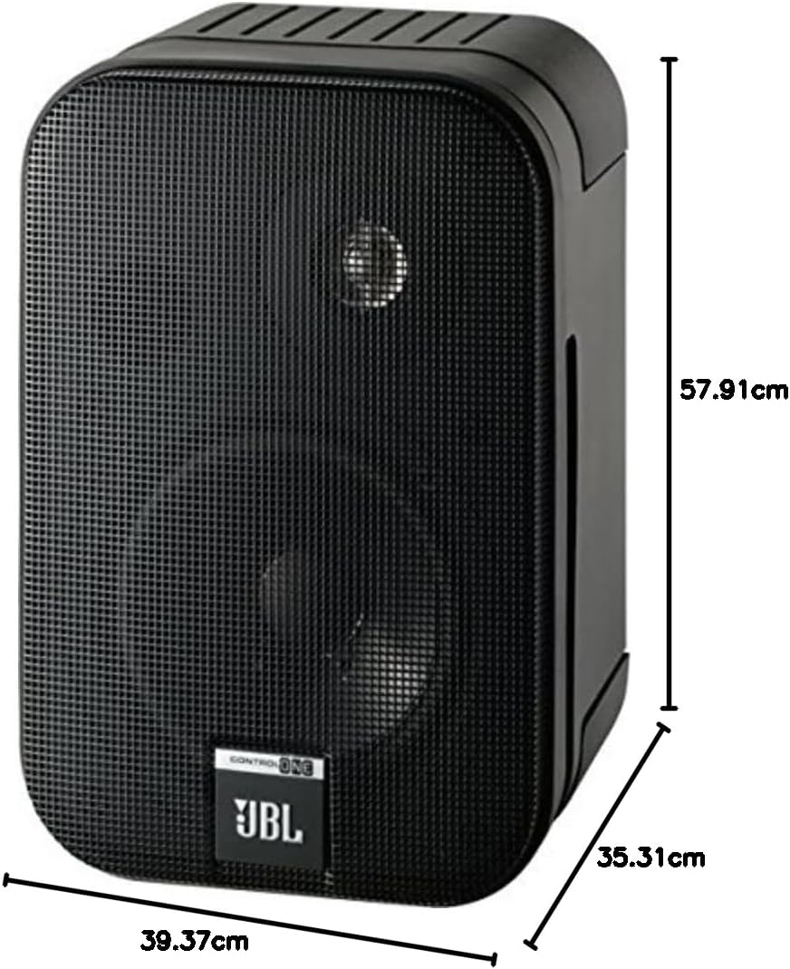 Bookshelf Speakers Pair 200W Compact 2 Way Stereo Wall Mount