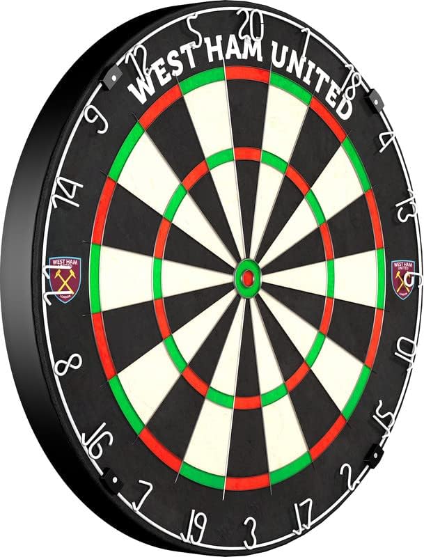 Sisal Dartboard 46cm Official Football Style Ultra Thin Wire Pro Board