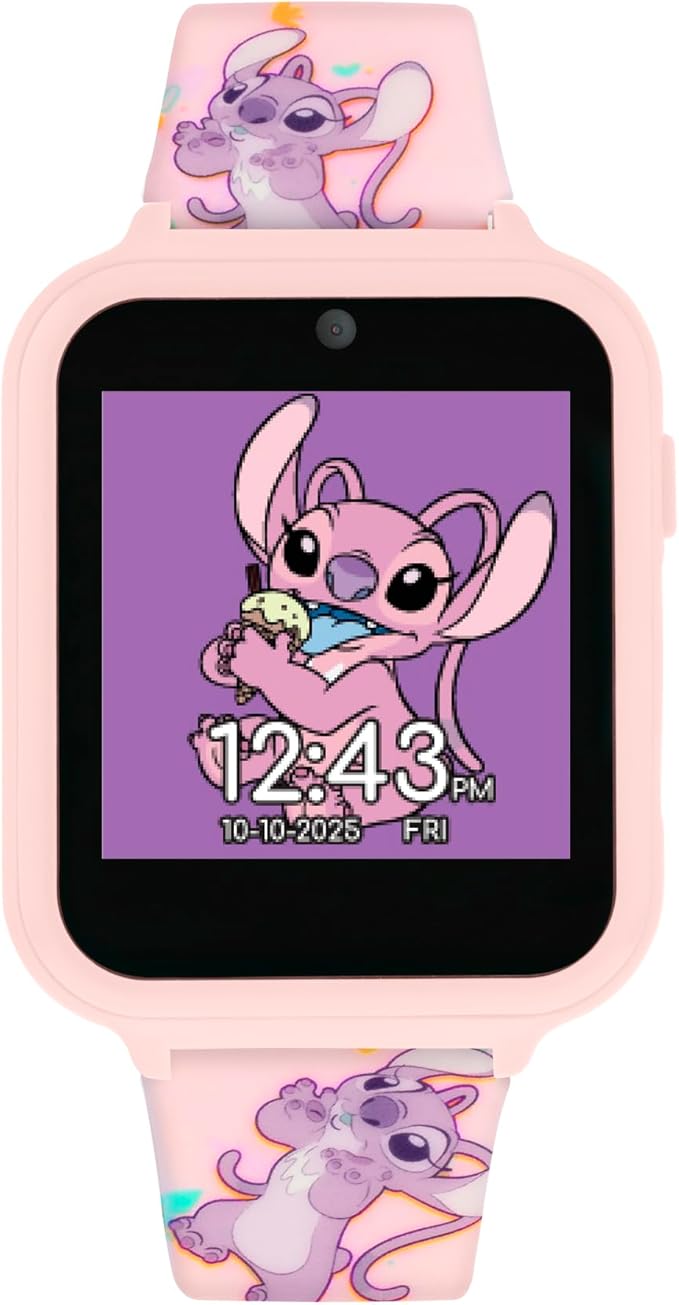 Kids Pink Smart Watch Camera Games Fitness Tracker
