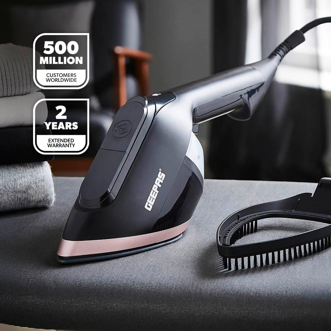 Handheld Garment Steamer 1950W 30g Steam 30s Heat 2in1