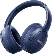 Wireless Noise Cancelling Over Ear Bluetooth Headphones 65Hr Blue