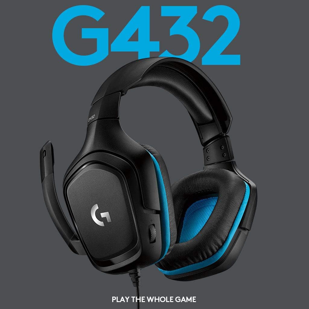 Wired Gaming Headset 7.1 Surround Sound 50mm Drivers Mic