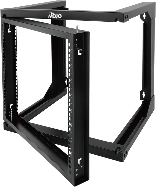 9U Wall Mount Open Frame Server Rack Swing Gate