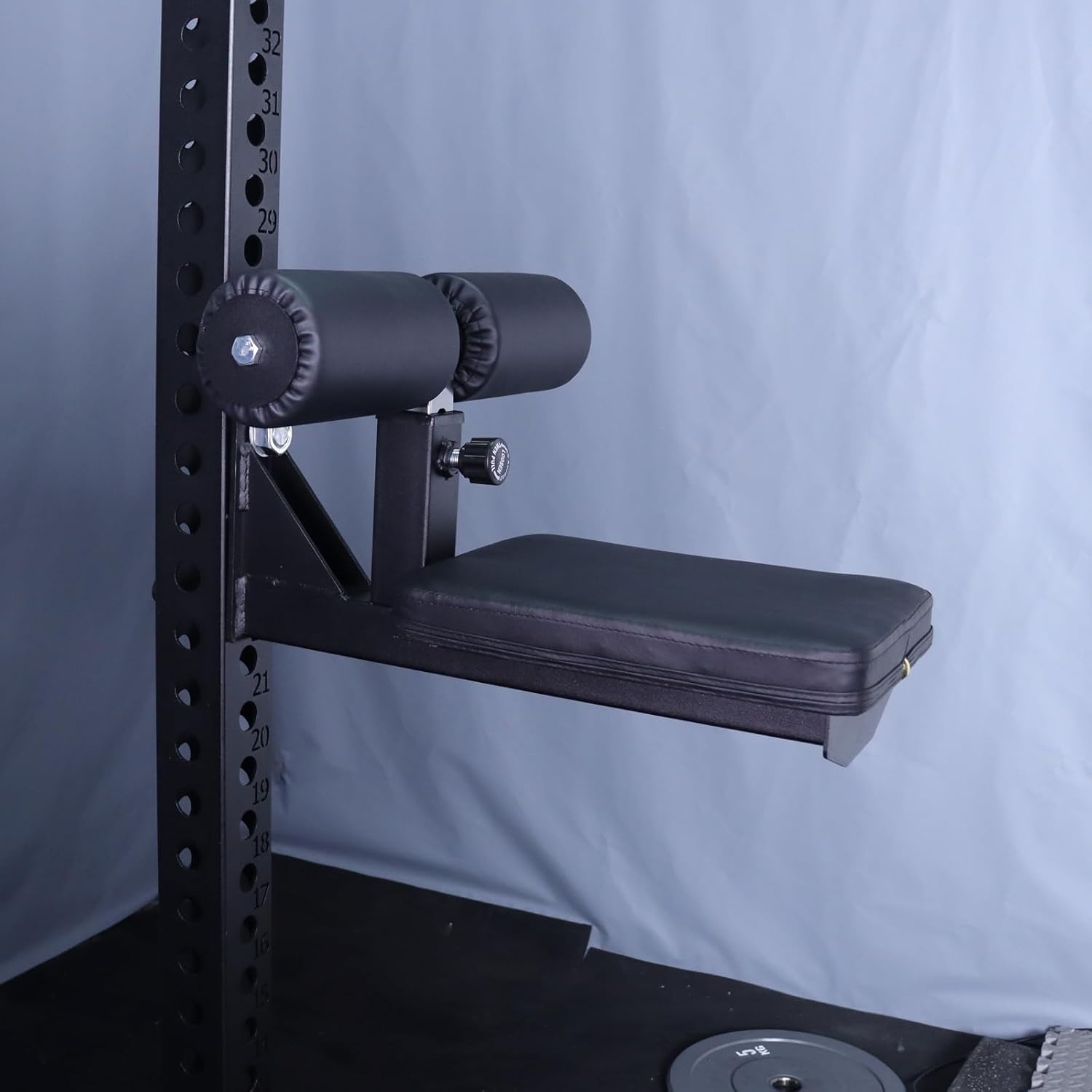 Lat Pulldown Attachment Power Rack Seat Adjustable Leg Hold Down