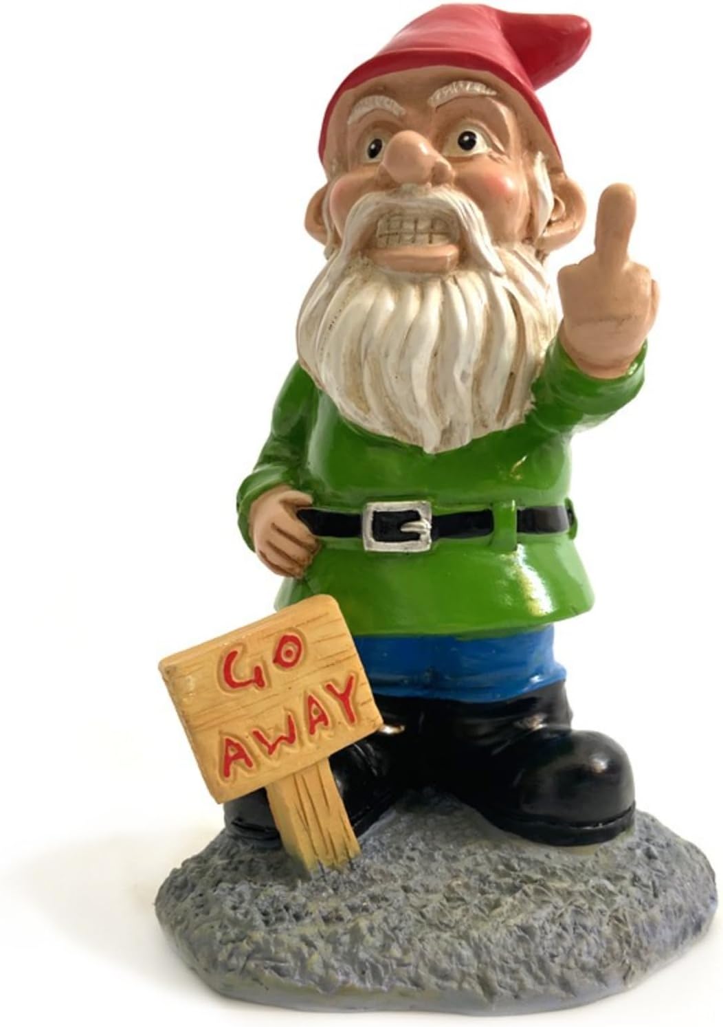 Funny Garden Gnome Statue Resin Outdoor Patio Yard Decor