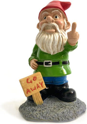 Funny Garden Gnome Statue Resin Outdoor Patio Yard Decor