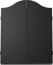 Black Dartboard Cabinet Metal Scoreboards Wall Mount Storage