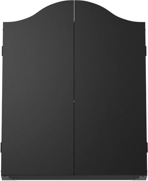 Black Dartboard Cabinet Metal Scoreboards Wall Mount Storage