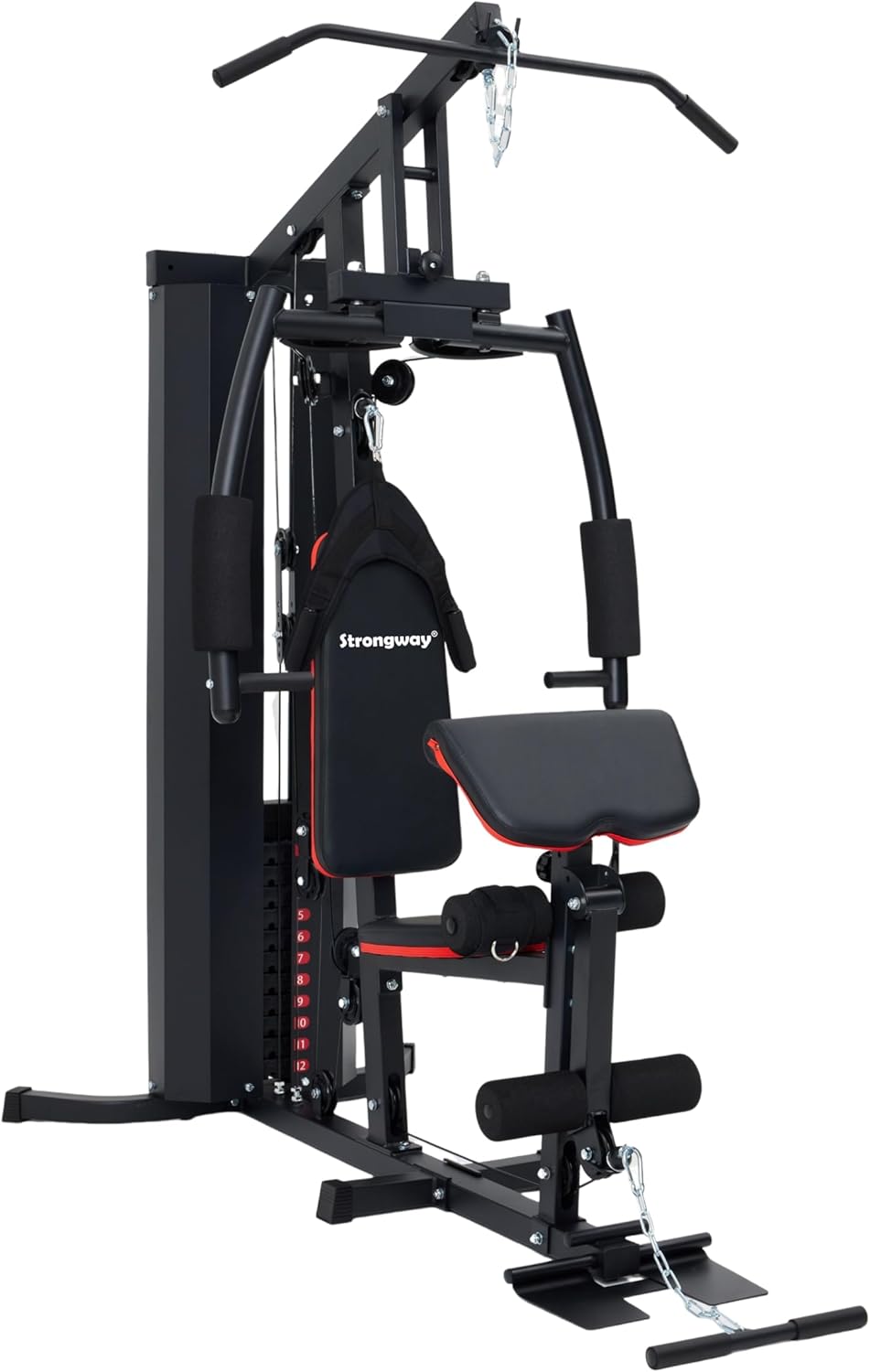 Multi Gym Machine with 72kg Weight Stack Home Strength Trainer