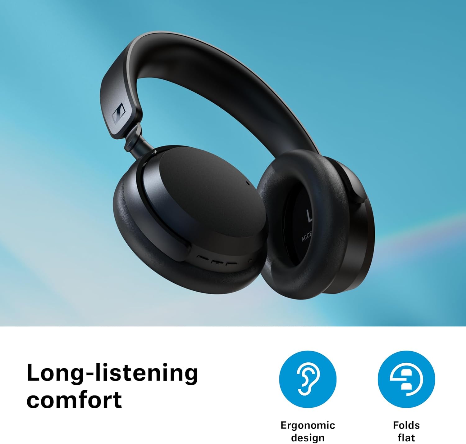 Bluetooth Noise Cancelling Over Ear Headphones 50H Battery HD Sound