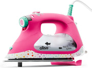 2400W Smart Steam Iron Diamond Ceramic Soleplate Auto Lift