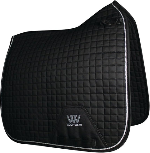 Black Dressage Saddle Cloth Breathable High Wither Pad Full
