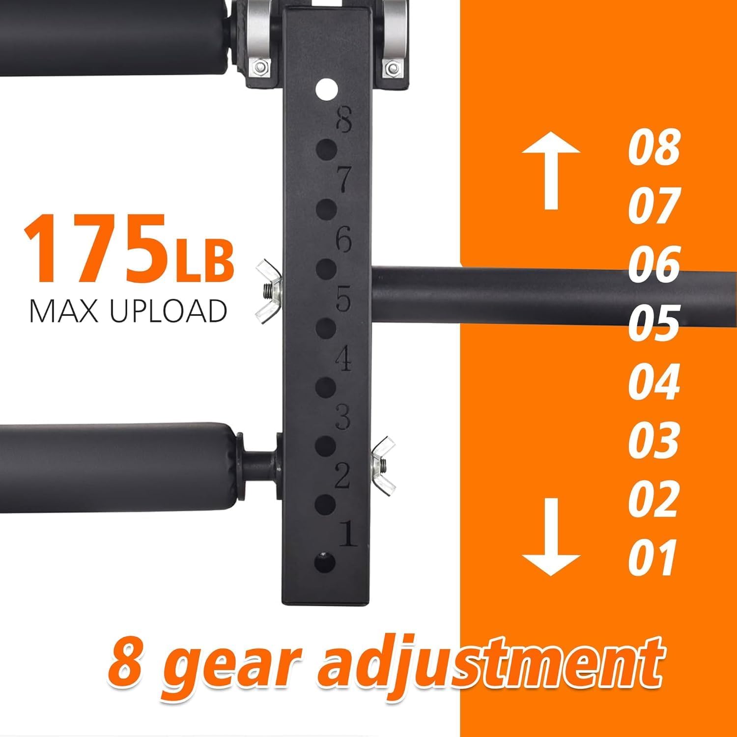 Leg Extension Curl Attachment Squat Rack Adjustable Leg Trainer