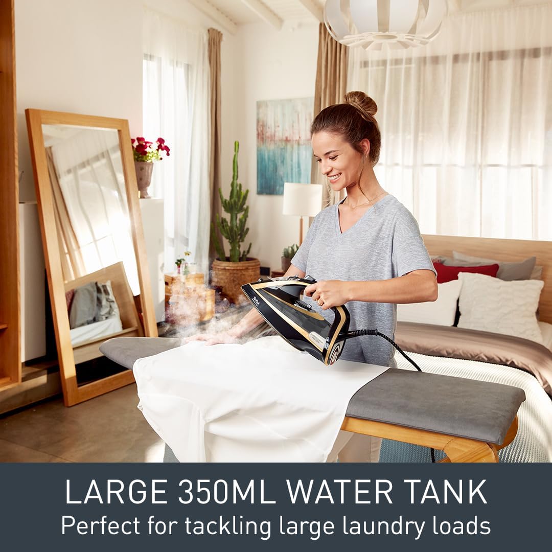 3100W Steam Iron 280g Steam Boost Durilium Soleplate 350ml Tank
