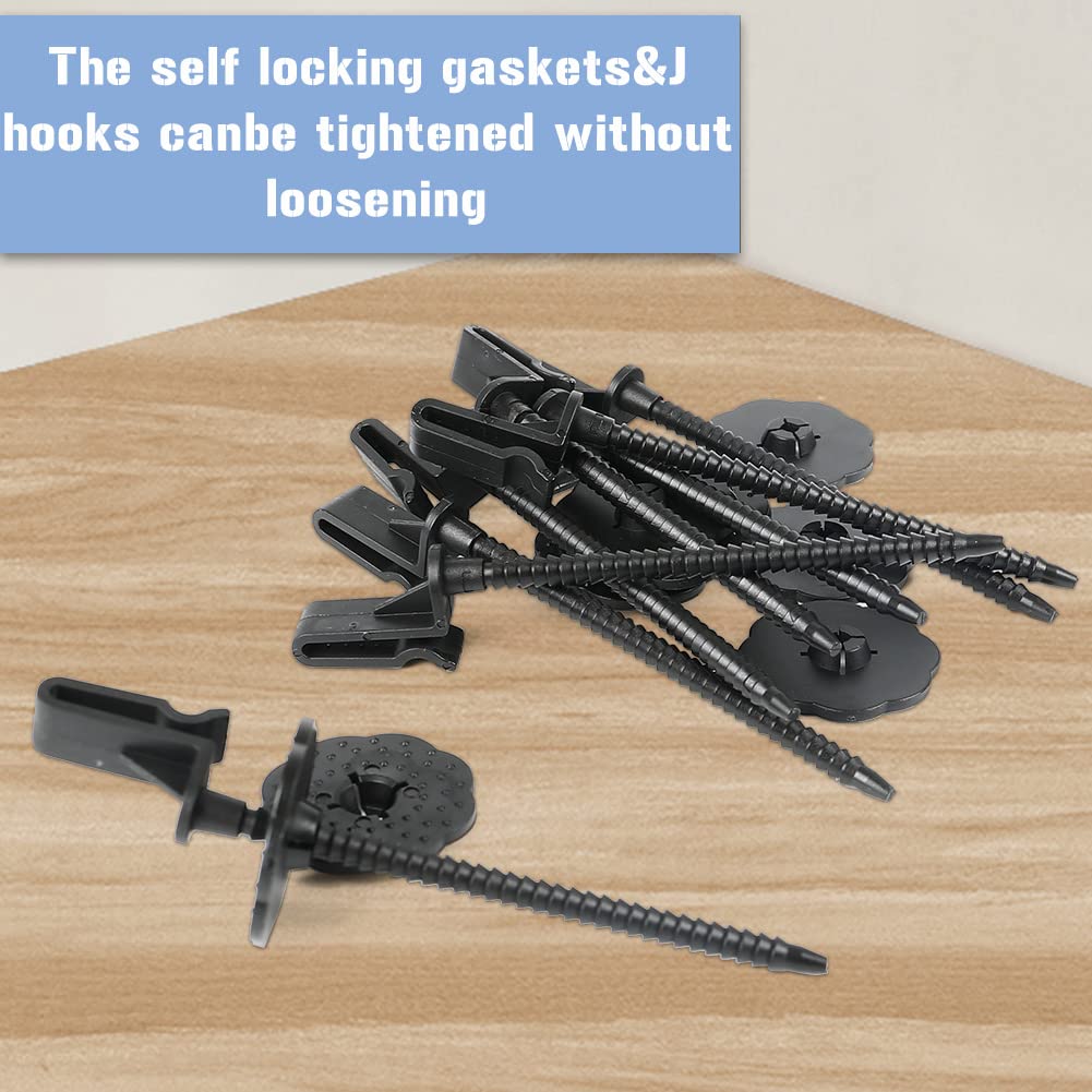 35MM Solar Panel Guard Clips 100 Pack Bird Mesh Fasteners