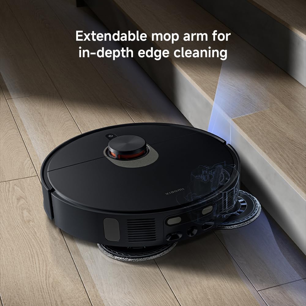 Robot Vacuum Mop Self Empty 8000Pa LiDAR Hot Wash Smart Clean