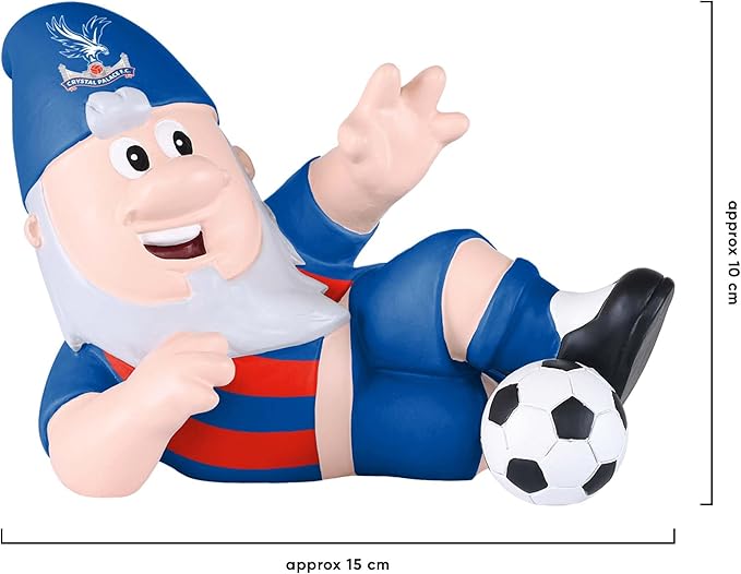 Football Sliding Tackle Gnome Statue Resin Garden Decor