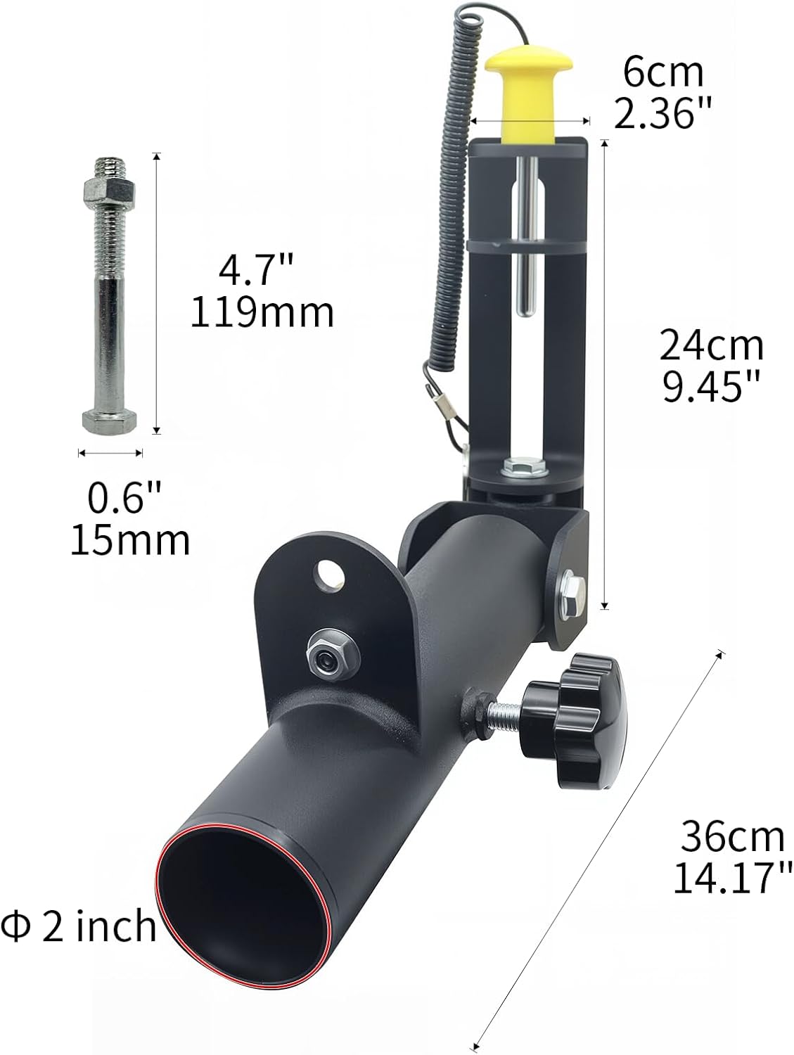 Barbell Landmine Attachment T Bar Row Base for Power Rack 2 Inch Bar