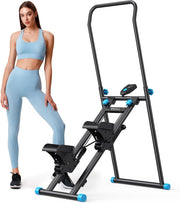 Vertical Climber Stair Stepper Foldable Cardio Machine LCD