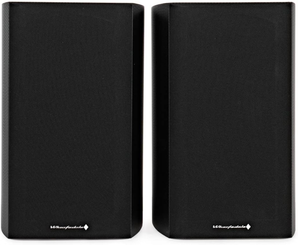 100W Bookshelf Passive Speakers Carbon Fibre HiFi Stereo Pair