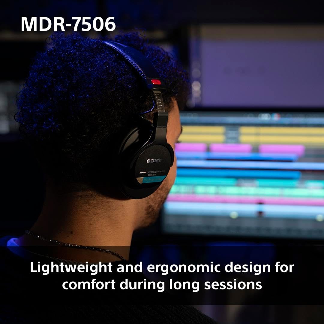 Closed Back Studio Monitor Headphones Wired 40mm Drivers