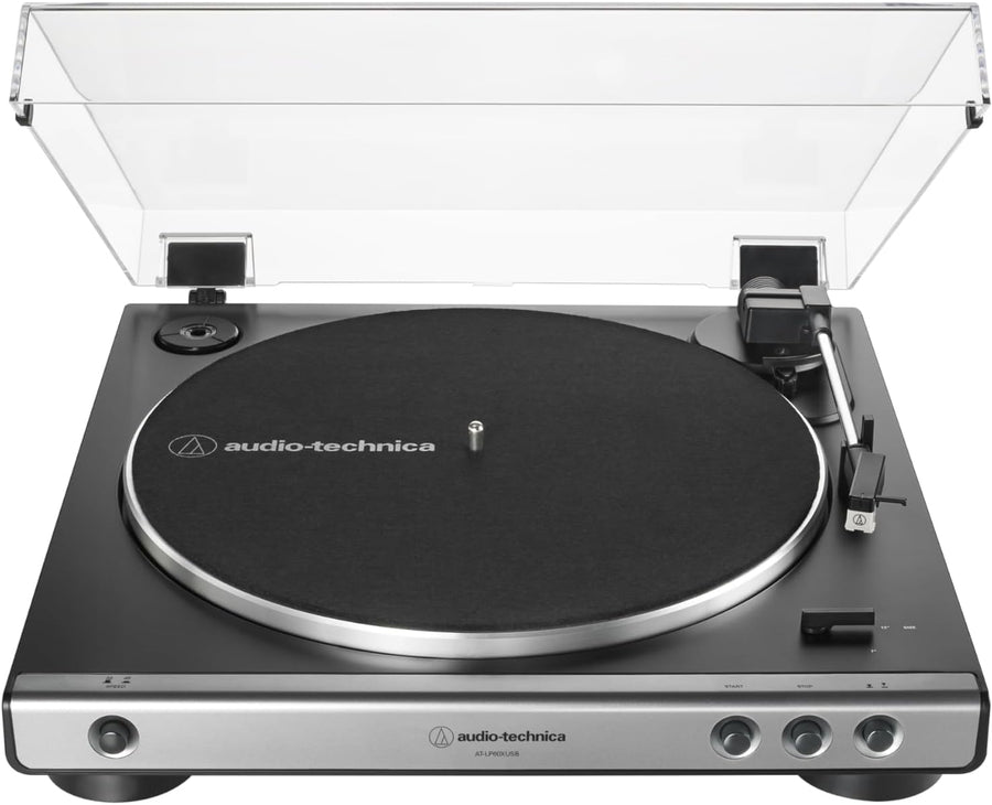 USB Vinyl Record Player Turntable Automatic 33/45RPM Convert Records
