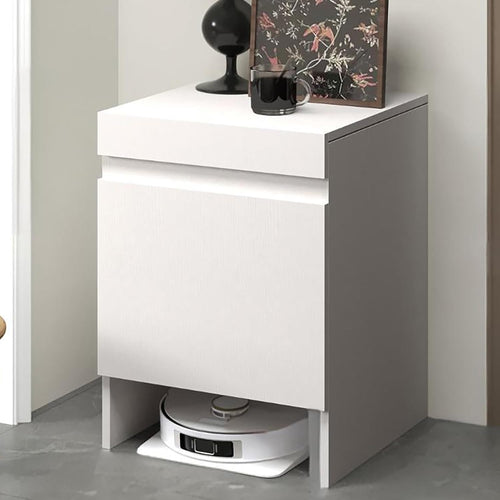 Robot Vacuum Storage Cabinet Side Table Hidden Shelf Pull Out