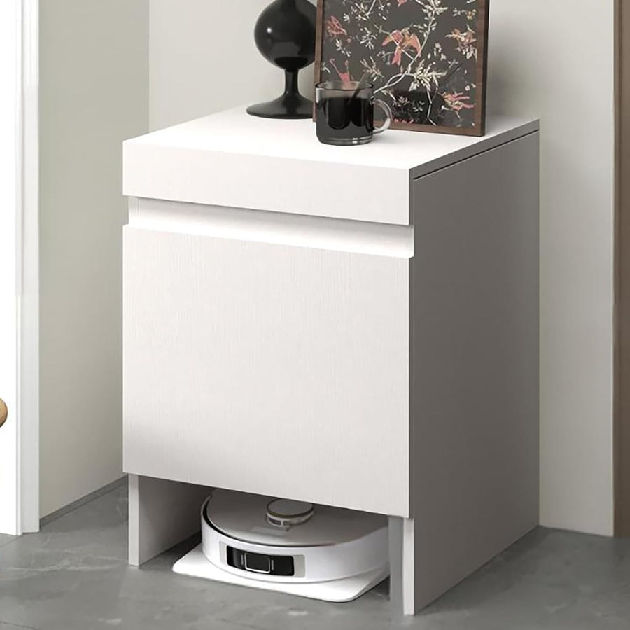 Robot Vacuum Storage Cabinet Side Table Hidden Shelf Pull Out