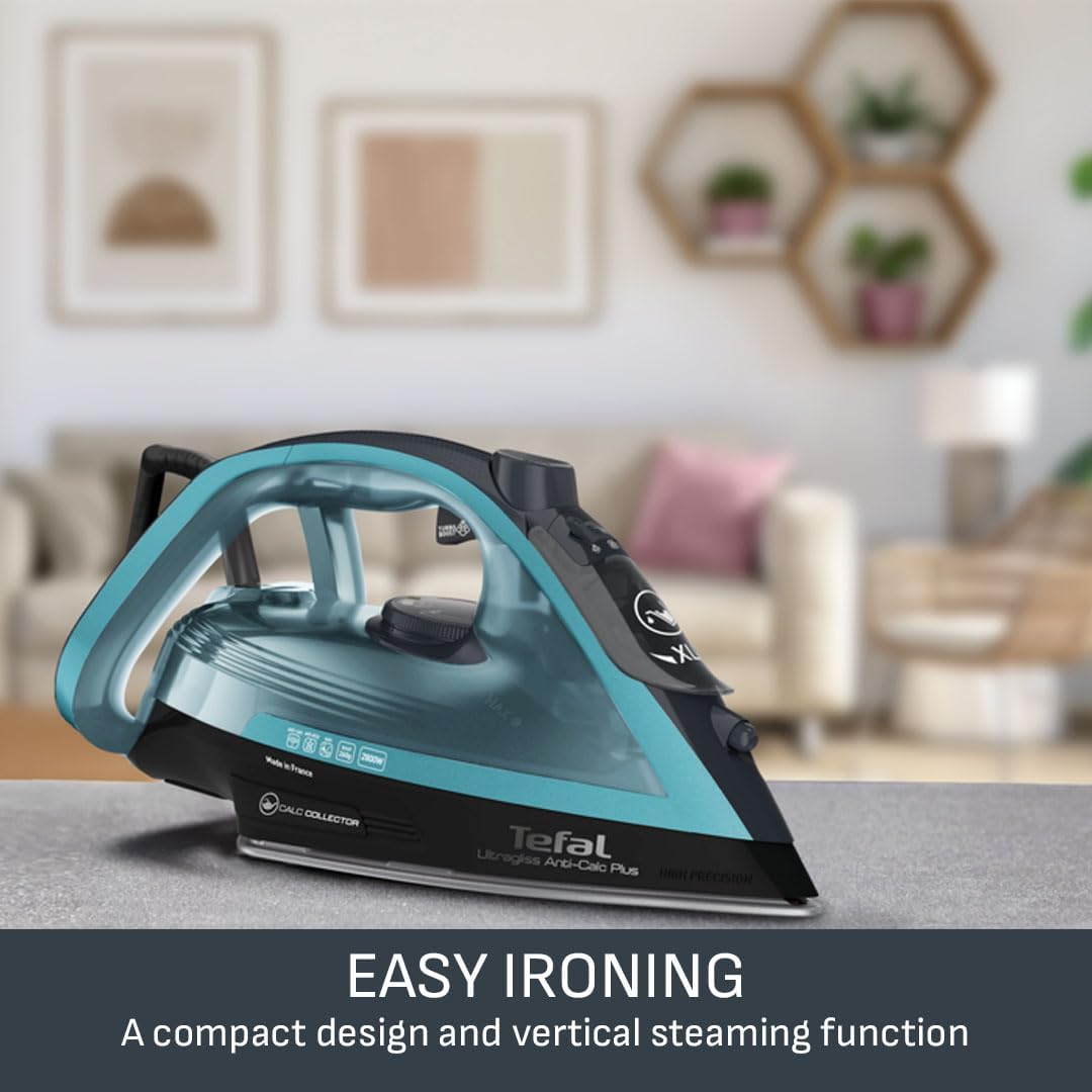2800W Steam Iron 260g Boost Non Stick Soleplate Auto Shut Off