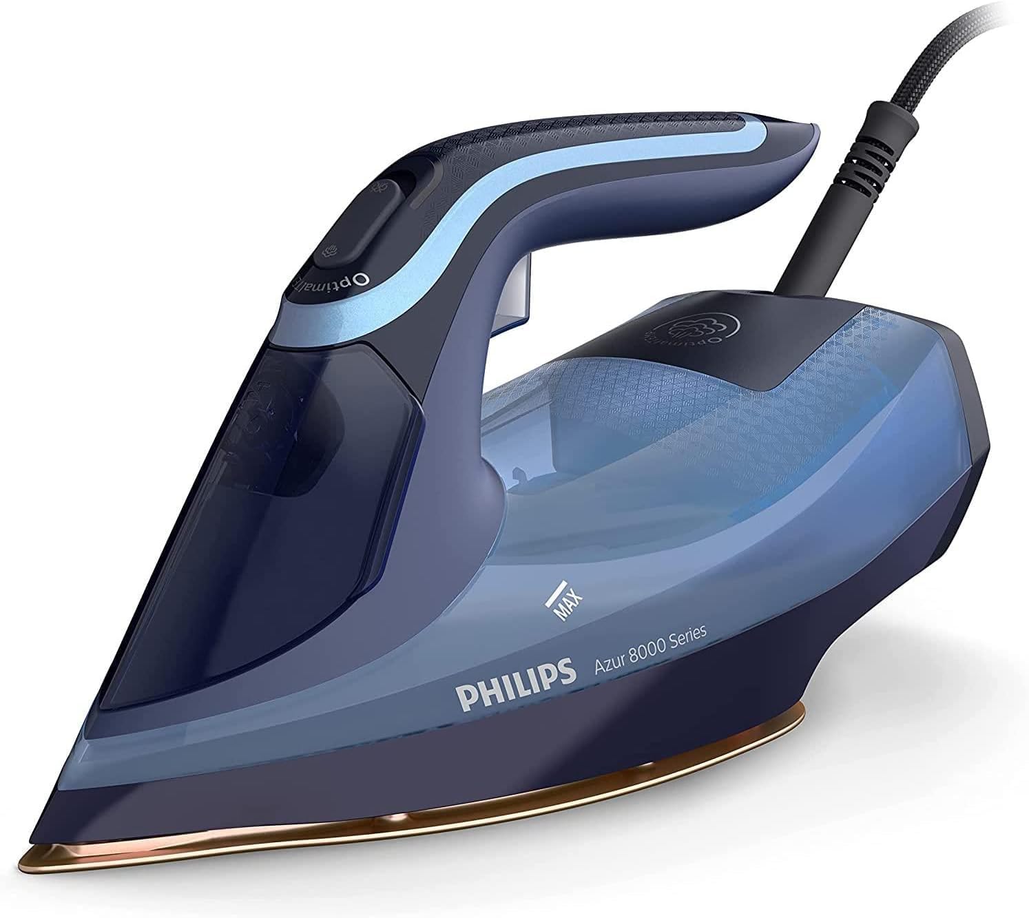 3000W Steam Iron 240g Steam Boost OptimalTemp Non Stick Soleplate