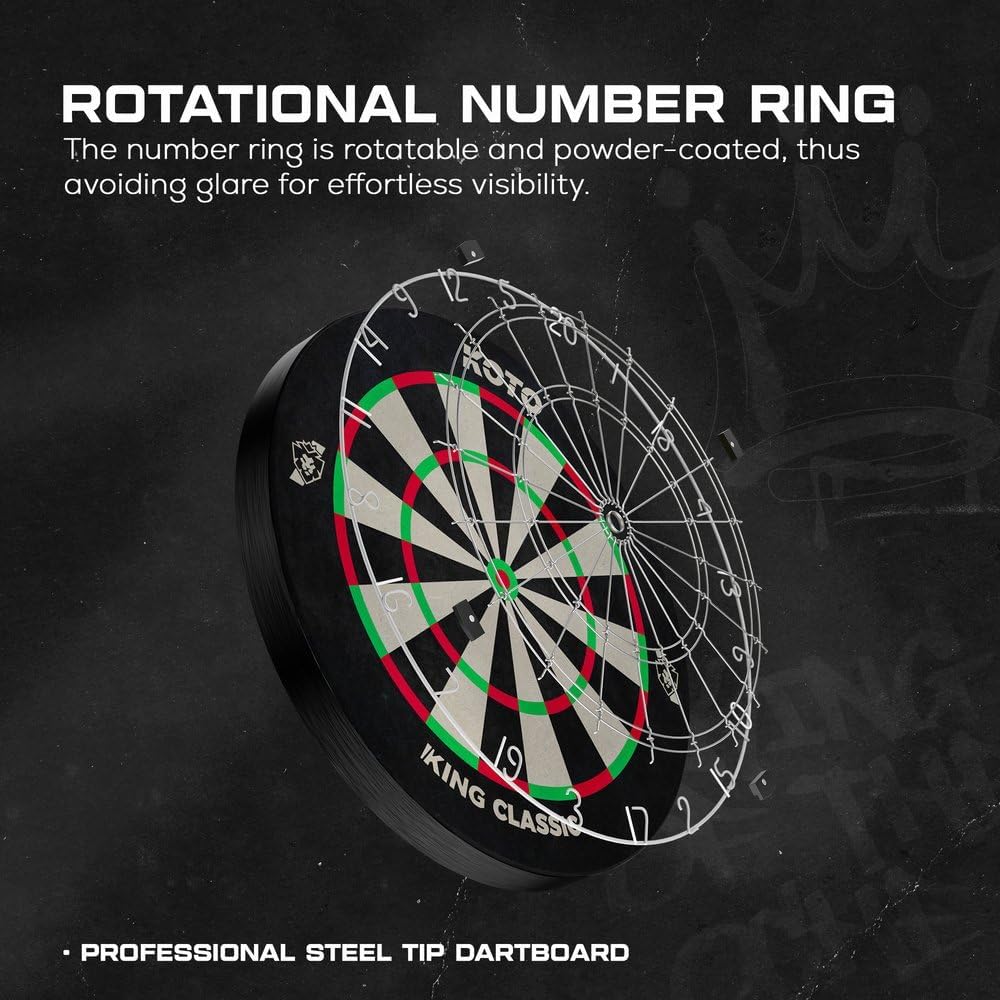 Bristle Dart Board Sisal Ultra Thin Wire Staple Free Tournament