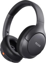 Bluetooth Noise Cancelling Headphones 90H Playtime Over Ear Mic