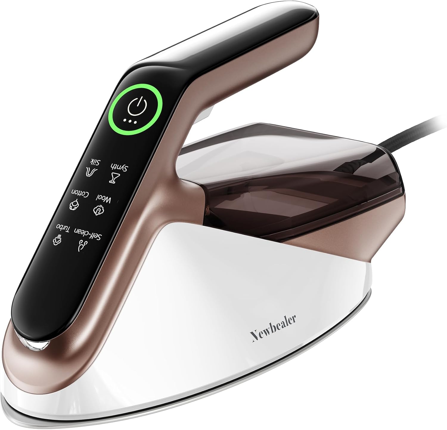 2400W Steam Iron 200g Boost Ceramic Soleplate Detachable Tank