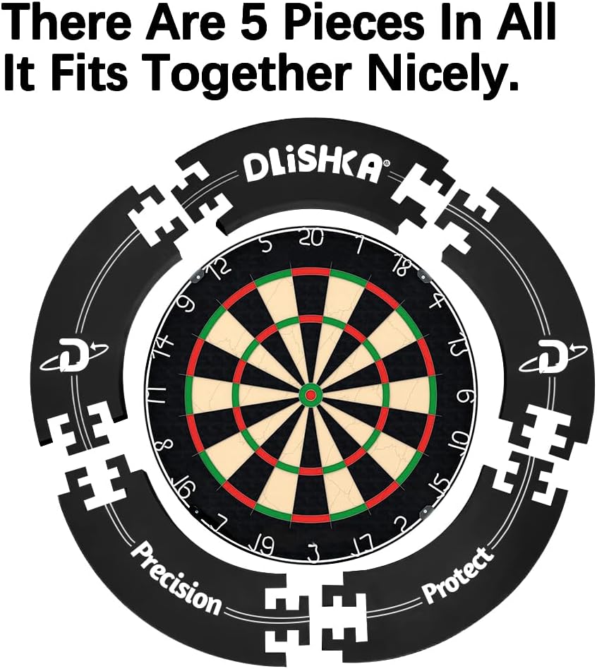 Dartboard Surround EVA Wall Protector Ring Easy Assembly