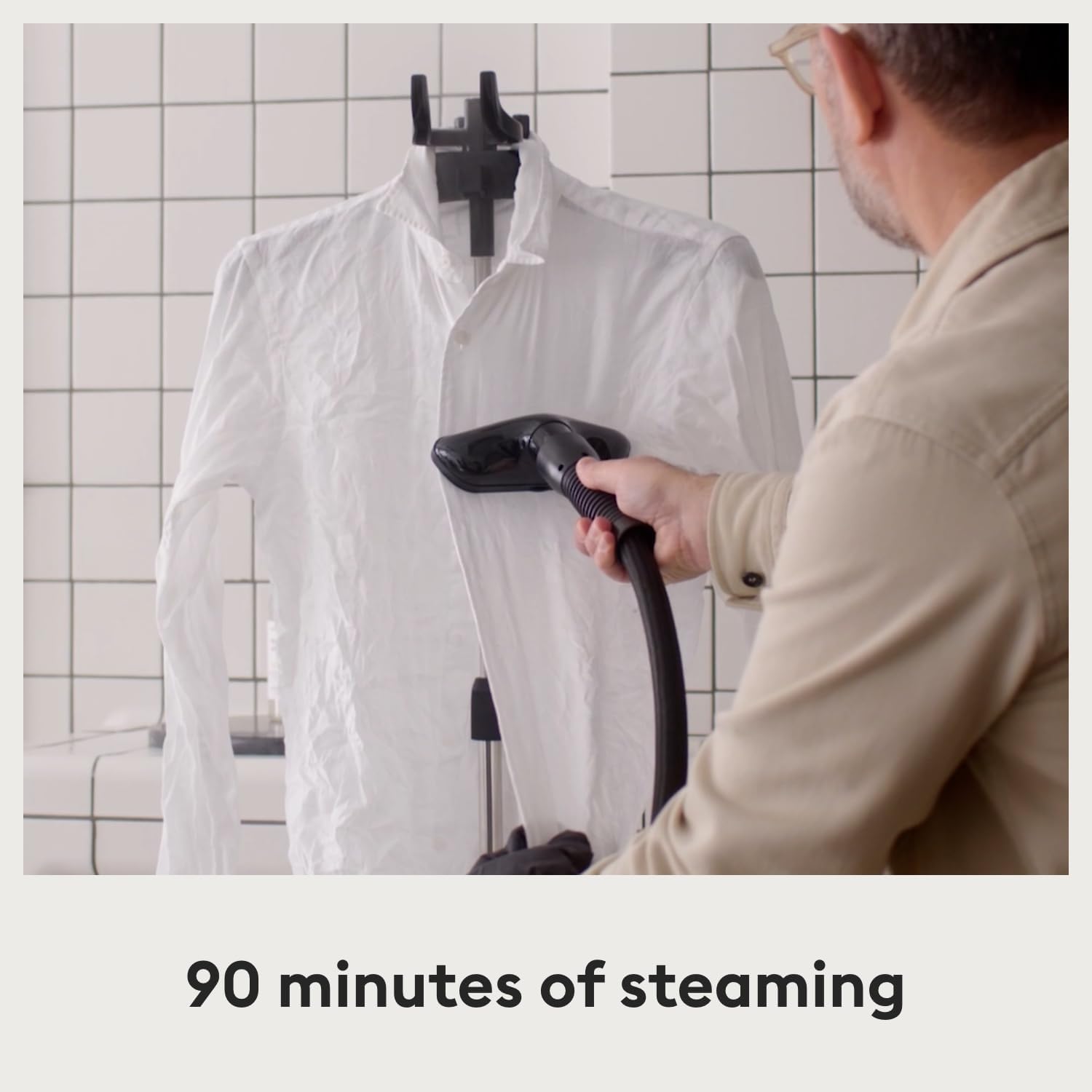 Professional Standing Garment Steamer 1850W Powerful Clothes Steamer