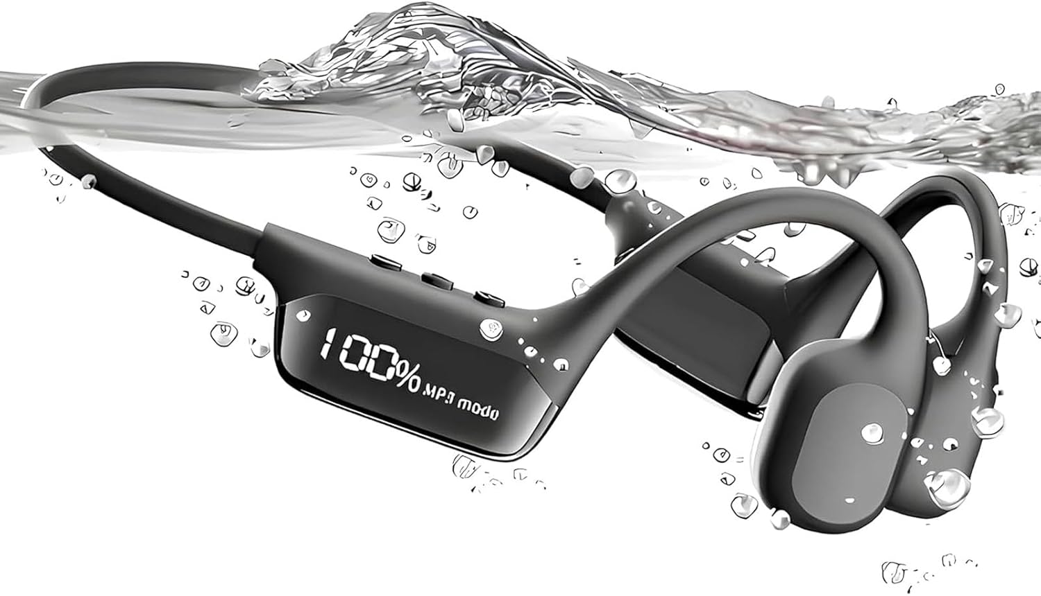 Bone Conduction Swimming Headphones IPX8 Waterproof 32GB MP3
