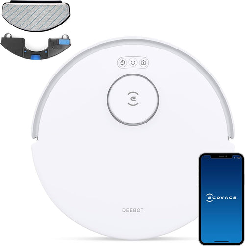 Robot Vacuum Mop 8000Pa LiDAR Mapping 300Min Runtime Pet Hair