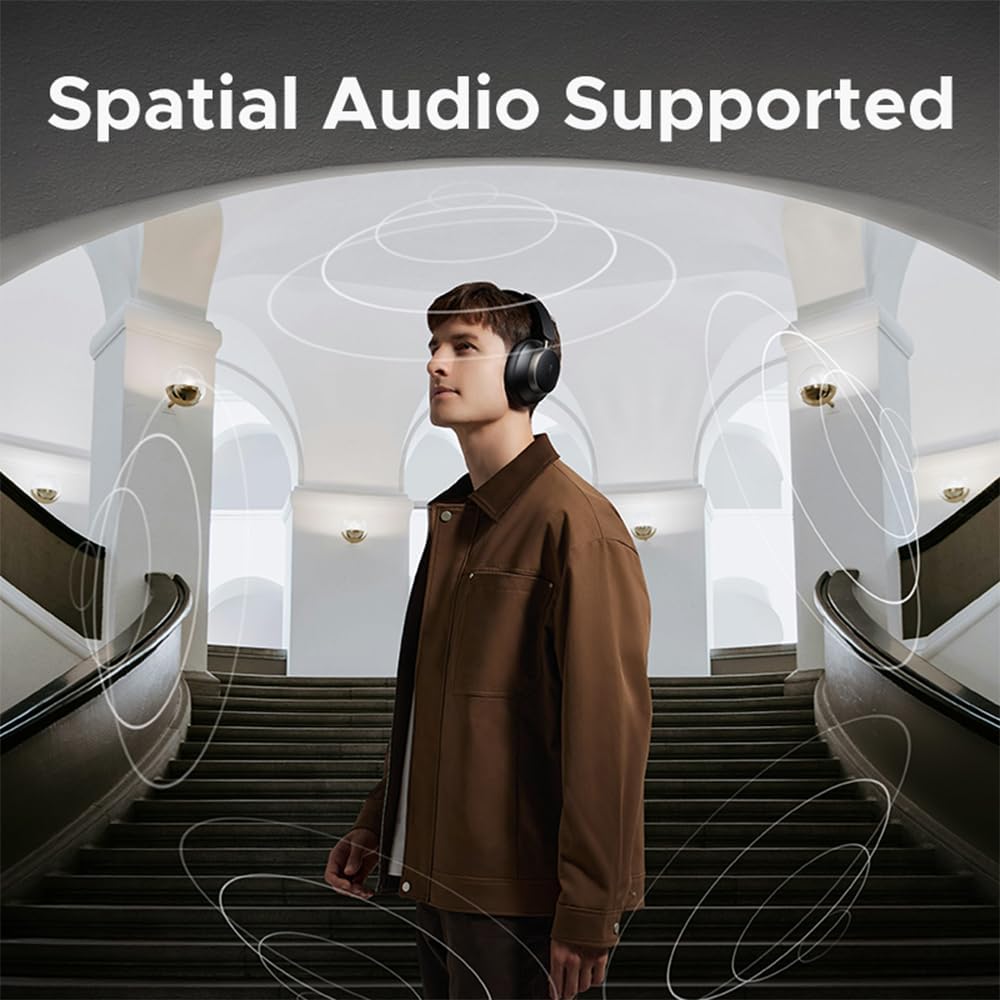 Wireless ANC Over Ear Headphones 120H Playtime Hi-Res LDAC