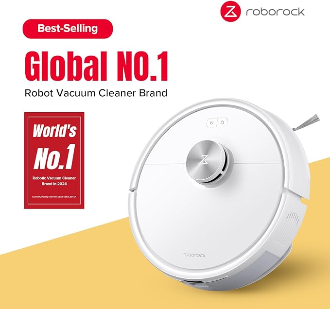 Robot Vacuum Mop 10000Pa LiDAR Mapping App Control Pet Hair