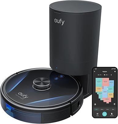 Robot Vacuum Mop Self Empty 60 Days Laser Mapping 3000Pa WiFi