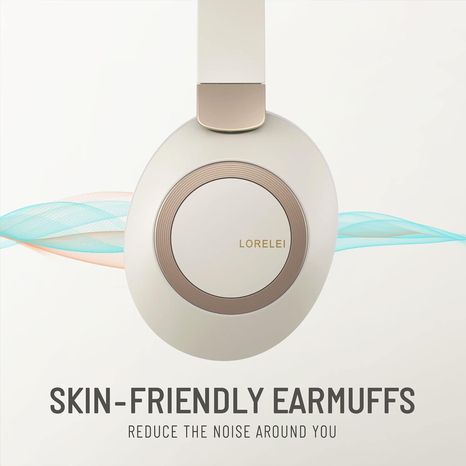 Bluetooth Over Ear Headphones 50H Playtime Deep Bass Foldable