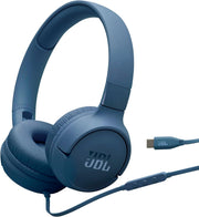 USB C Wired On Ear Headphones Mic Foldable Pure Bass Sound