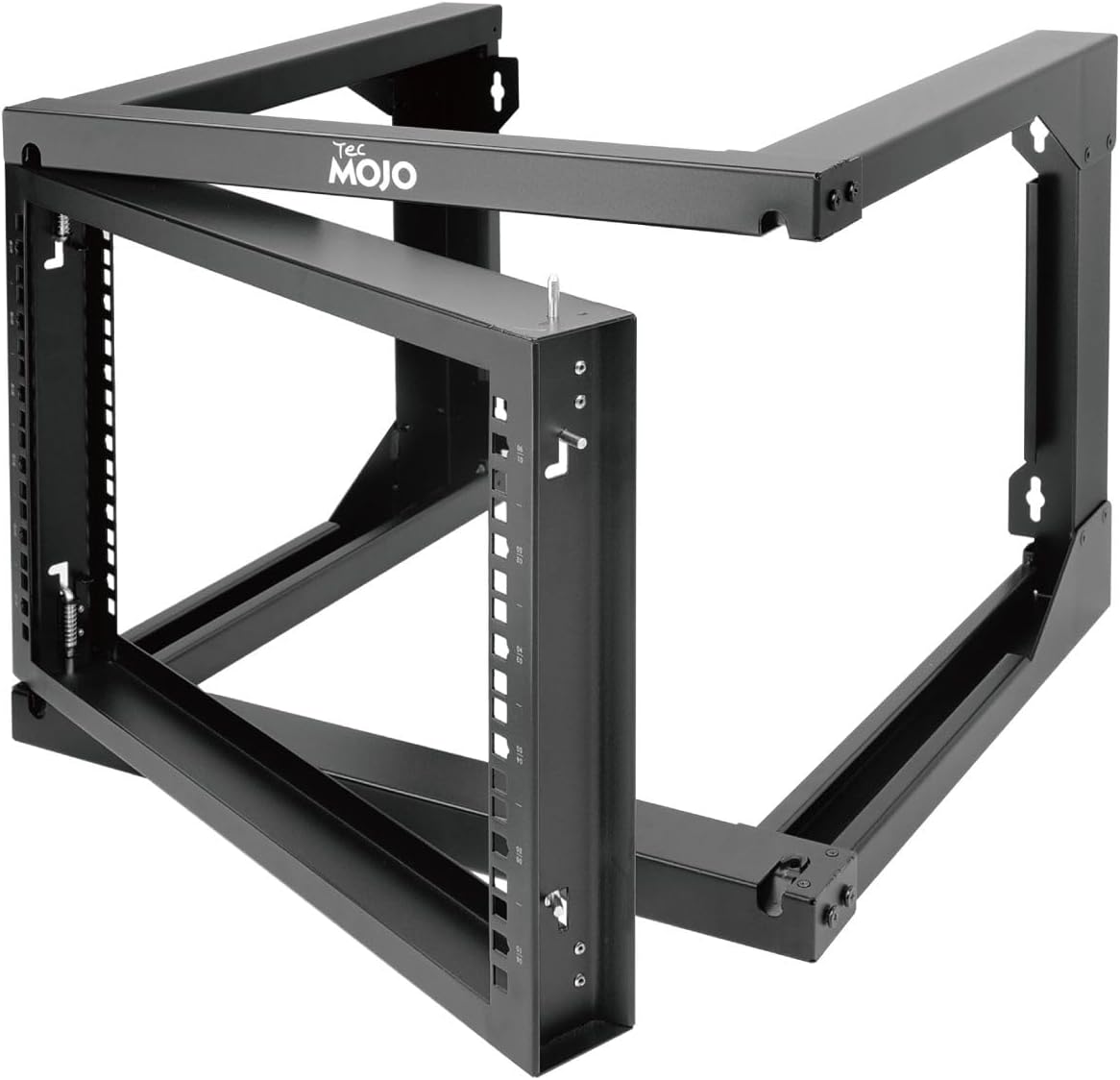 6U Wall Mount Open Frame Server Rack Swing Gate