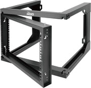 6U Wall Mount Open Frame Server Rack Swing Gate