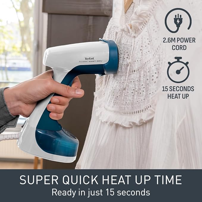 Handheld Clothes Steamer 1400W Fast Heat 25g Steam Portable
