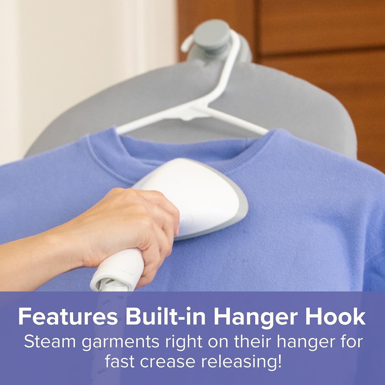 Upright Garment Steamer 1800W 1.8L Tank 6 Modes Board