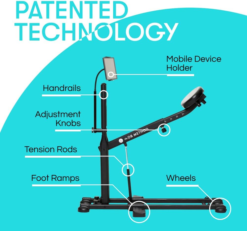 Perfect Squat Machine Foldable Glute Leg Trainer with Phone Holder